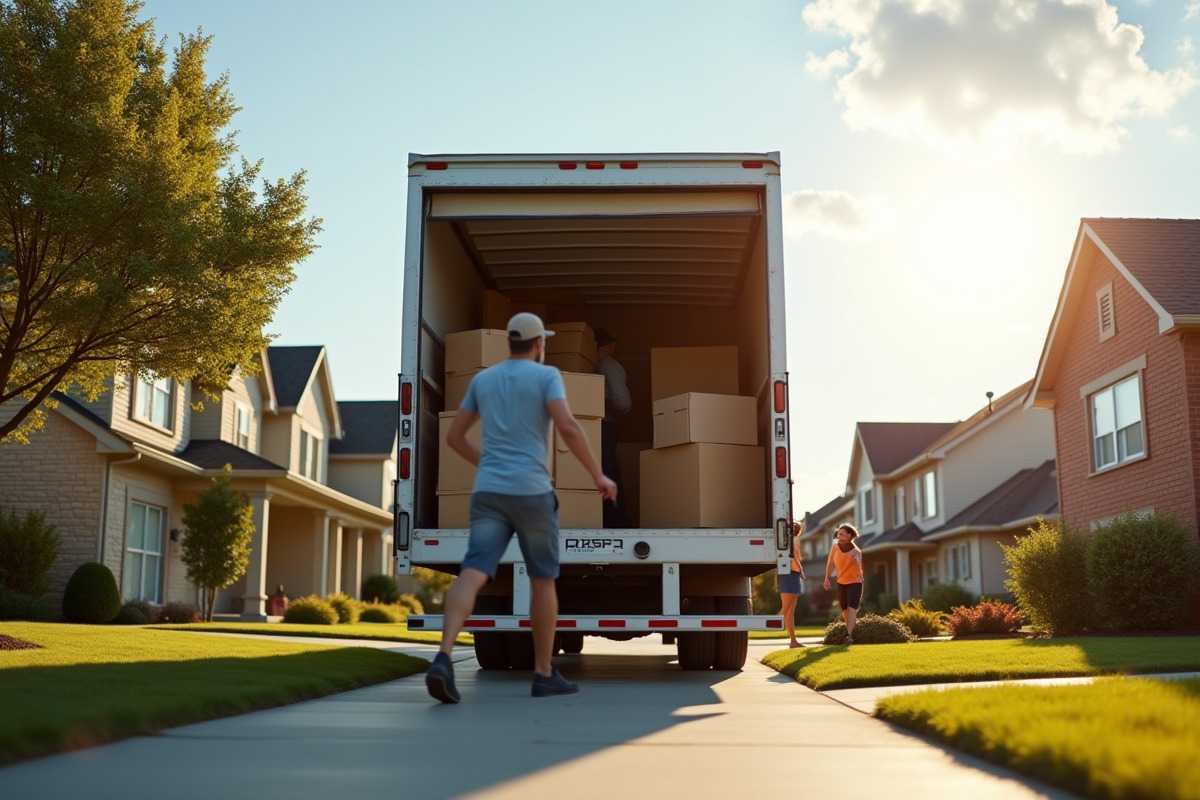 camion déménagement